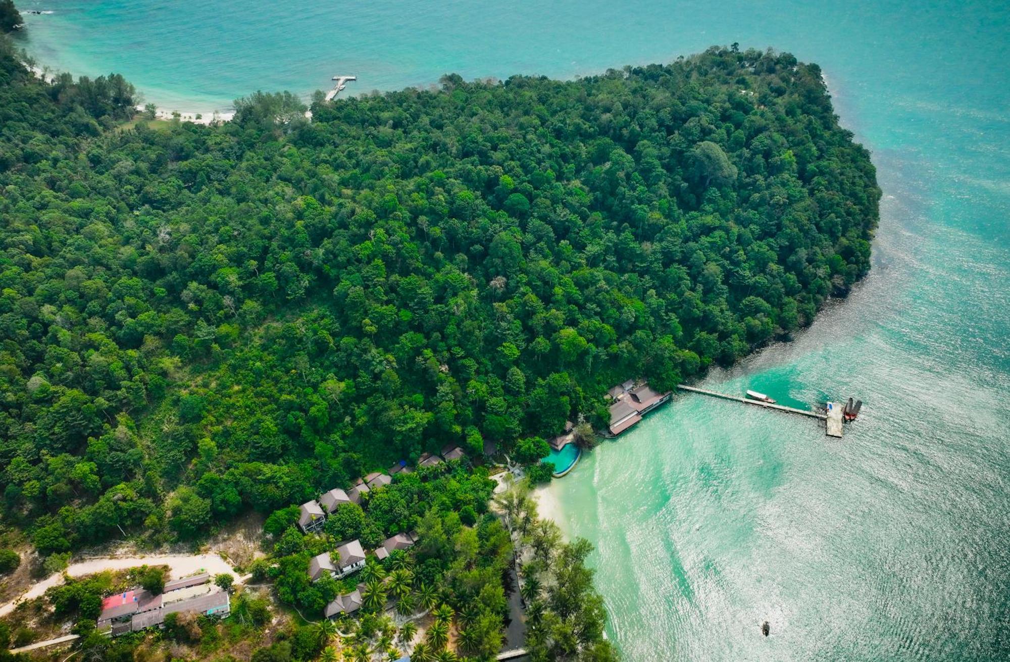 Koh Rong Hill Beach Resort Derm Tkov Village Bagian luar foto
